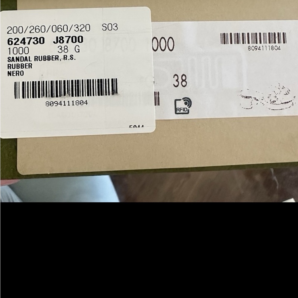 Gucci Nero Rubber Sandals - Picture 2 of 5